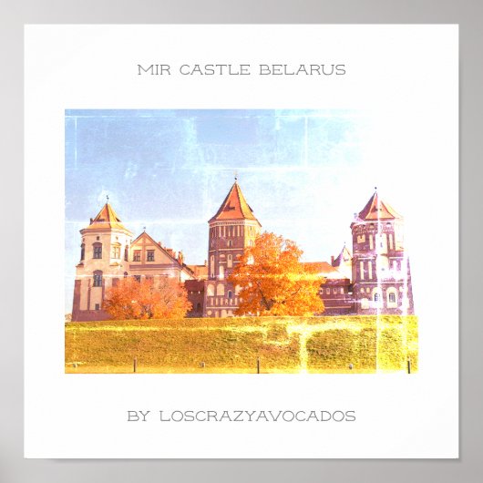 Weißrussland Mir Castle Architecture Nature Poster (Vorne)