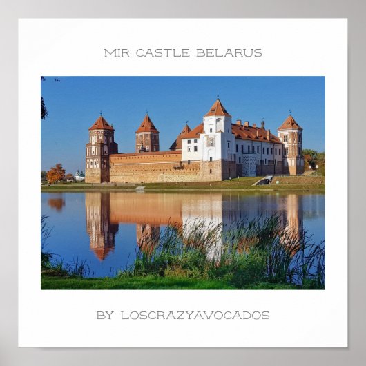Weißrussland Mir Castle Architecture Nature Poster (Vorne)