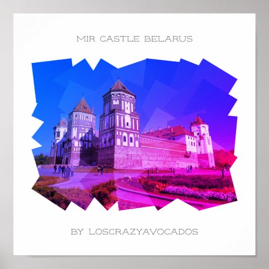 Weißrussland Mir Castle Architecture Nature Poster (Vorne)