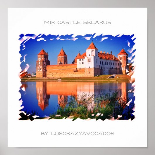 Weißrussland Mir Castle Architecture Nature Poster (Vorne)