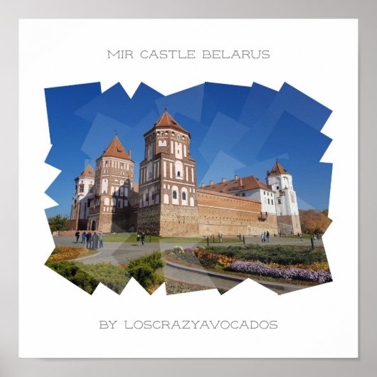 Weißrussland Mir Castle Architecture Nature Poster (Vorne)