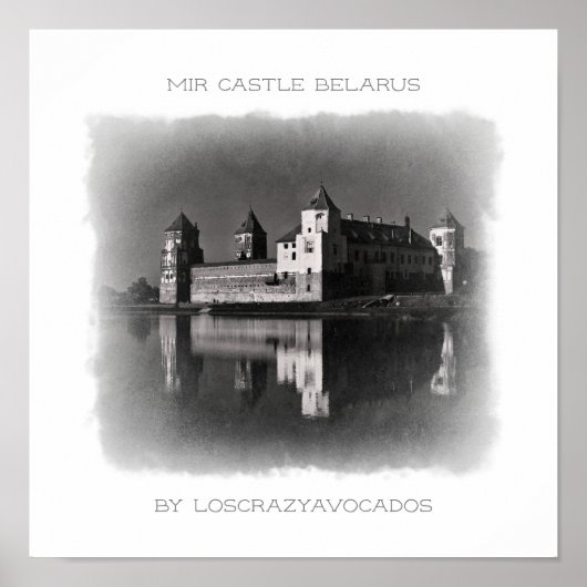 Weißrussland Mir Castle Architecture Nature Poster (Vorne)