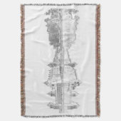 Weißrussland Mir Castle Stadtrundfahrt Throw Blank Decke (Vorderseite Vertikal)