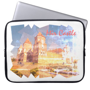 Weißrussland Mir Schloss Architektur Laptop Hülle Laptopschutzhülle