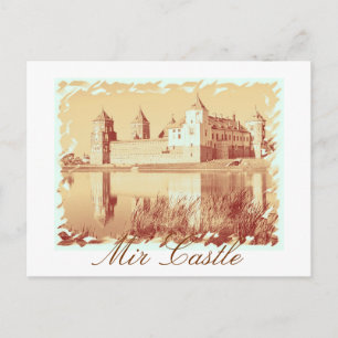 Weißrussland Mir Schloss Architektur Postkarte