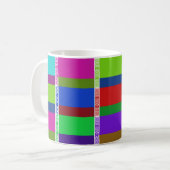 Weißrussland Multihue kennzeichnet Tasse (Vorderseite Links)