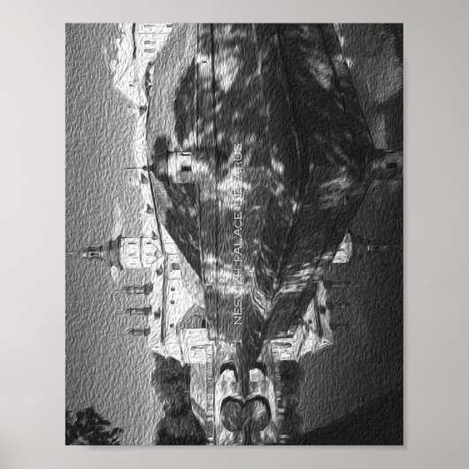 Weißrussland Nesvizh Palace Architecture Nature Po Poster (Vorne)