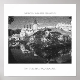 Weißrussland Nesvizh Palace Architecture Nature Po Poster
