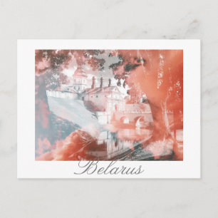 Weißrussland Neswischer Palast Architektur Postkar Postkarte