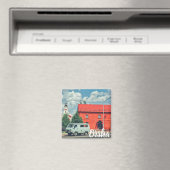 Weißrussland Orsha Architecture Red Mill Magnet (In Situ (Geschirrspüler))