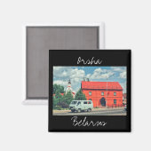 Weißrussland Orsha Architecture Red Mill Magnet (Vorderseite/Rückseite)