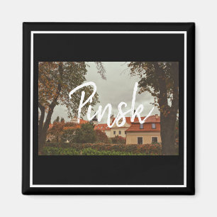 Weißrussland Pinsk Architektur Stadtbild Magnet