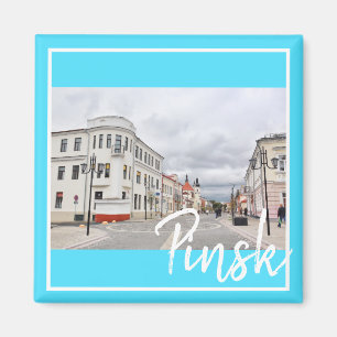 Weißrussland Pinsk Städtearchitektur Magnet