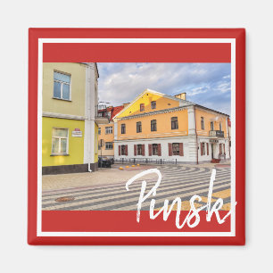 Weißrussland Pinsk Städtearchitektur Magnet
