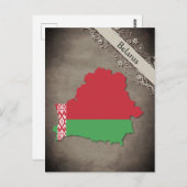 Weißrussland Postkarte (Vorne/Hinten)