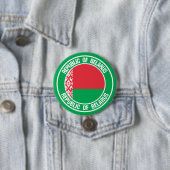 Weißrussland-Rundes Emblem Button (Beispiel)