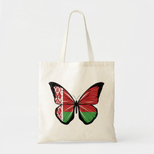 Weißrussland-Schmetterlingsflagge Tragetasche