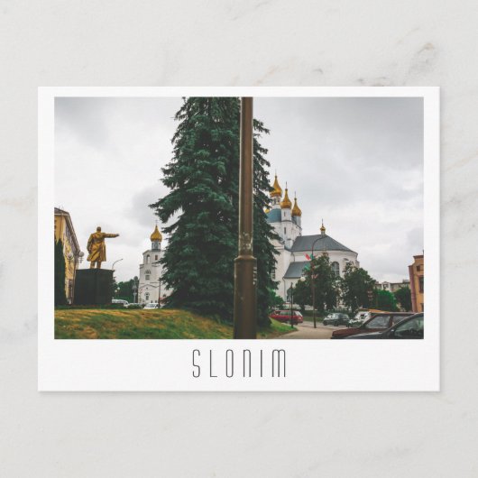 Weißrussland Slonim City Town View Architecture Le Postkarte (Vorderseite)
