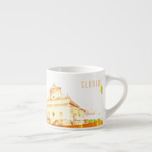 Weißrussland Slonim Große Synagoge-Architektur Espressotasse