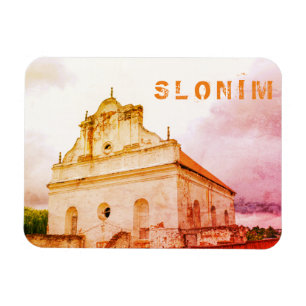 Weißrussland Slonim Große Synagoge-Architektur Magnet