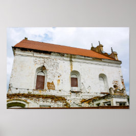 Weißrussland Slonim Große Synagoge-Architektur Poster