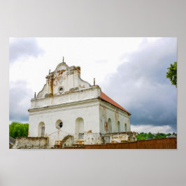 Weißrussland Slonim Große Synagoge-Architektur Poster