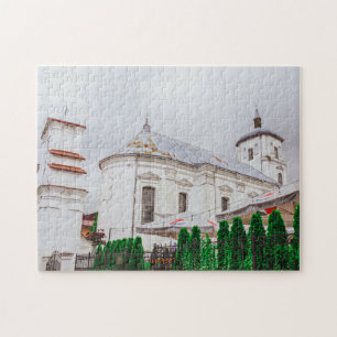 Weißrussland-Slonim-katholische Kirchenarchitektur Puzzle