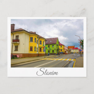 Weißrussland Slonim Leben Stadtbild Architektur Postkarte