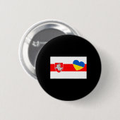 Weißrussland steht mit der Ukraine Belarussen unte Button (Vorne & Hinten)