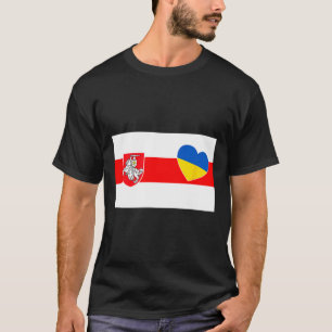 Weißrussland steht mit der Ukraine Belarussen unte T-Shirt