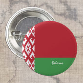 Weißrussland-Taste, patriotische Weißrussland-Flag Button