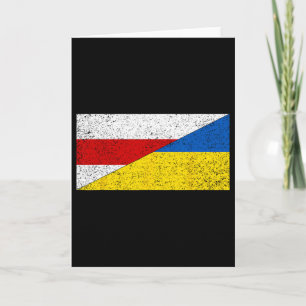 Weißrussland Ukraine Flagge Belarussisch Ukrainisc Karte