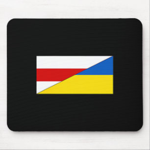 Weißrussland Ukraine Flagge Weißrussisch Ukrainisc Mousepad