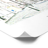 Weißrussland Vitebsk Architektur Stadtplakat Poster (Ecke)