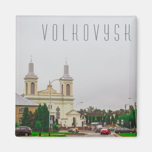 Weißrussland Volkovysk Stadt Architektur Magnet (Vorne)