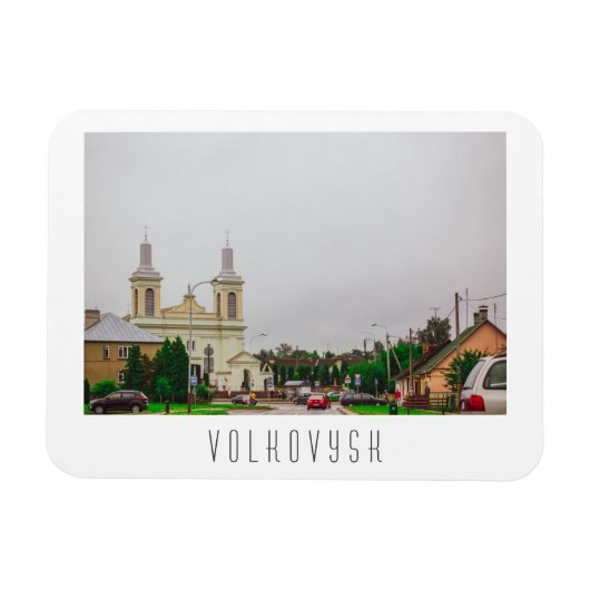 Weißrussland Volkovysk Stadt Architektur Magnet (Horizontal)