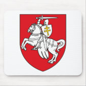 Weißrussland-Wappen Mousepad (Vorne)