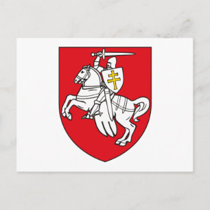 Weißrussland-Wappen Postkarte