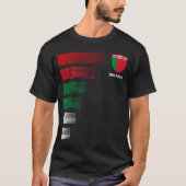 Weißrusslandflagge Emblem Patriotisch belarussisch T-Shirt (Vorderseite)