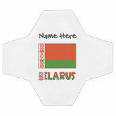 Weißrusslandflagge Personalisiert Fußball (Flach)