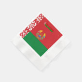 Weißrusslandflagge        serviette (Ecke)