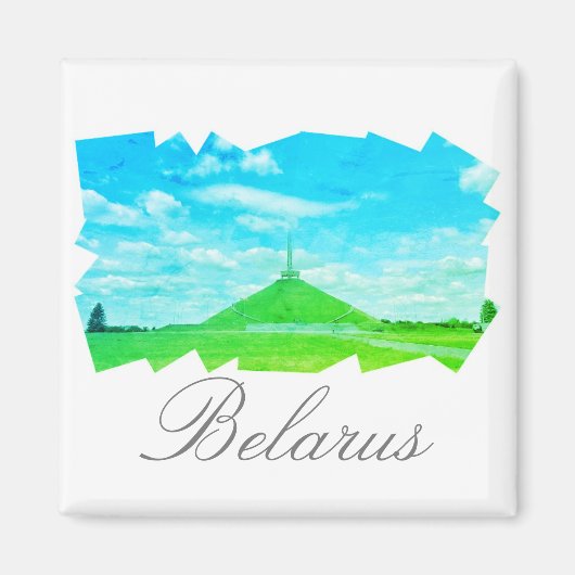Weißrusslandhang stilisierte Magnet (Vorne)