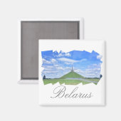 Weißrusslandhang stilisierte Magnet (Vorderseite/Rückseite)