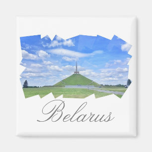 Weißrusslandhang stilisierte Magnet