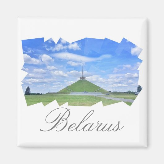 Weißrusslandhang stilisierte Magnet (Vorne)