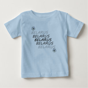 Weißrusslandische Blume Baby T-shirt