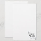Weißrusslandische Blume Briefpapier (Vorne/Hinten)