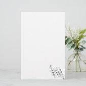 Weißrusslandische Blume Briefpapier (Stehend Vorderseite)
