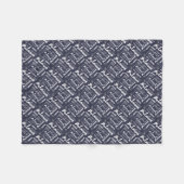 Weißrusslandische Blume Fleecedecke (Vorderseite (Horizontal))