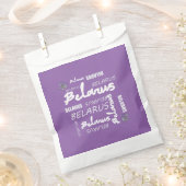Weißrusslandische Blume Geschenktütchen (Ausgeschnitten)